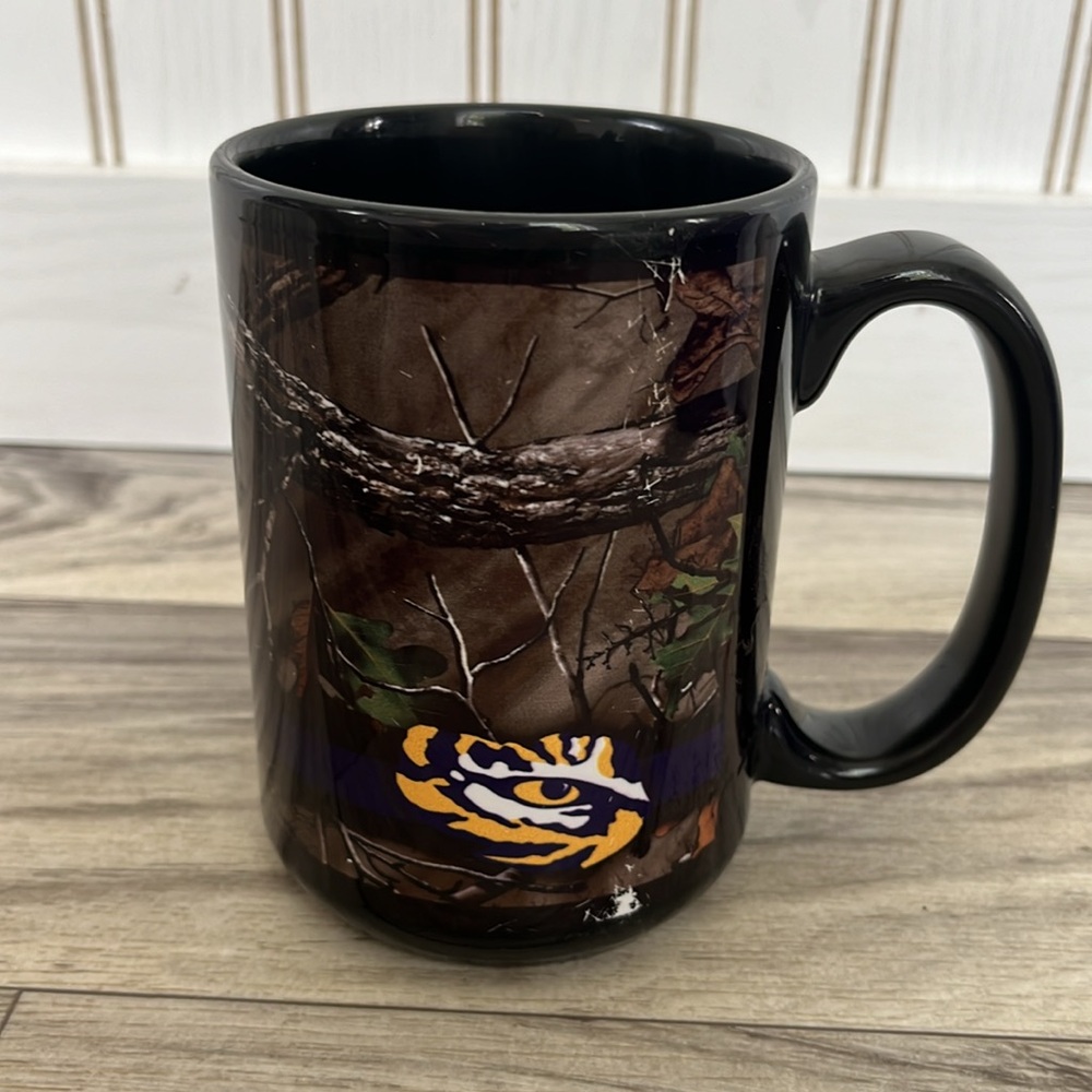 🌻3/$15 LSU Realtree Print Eye of the Tiger Mug - Picture 3 of 9